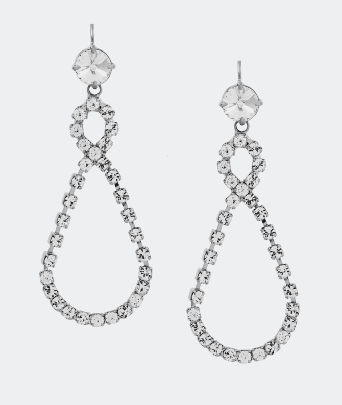 Crystal star drop Earrings